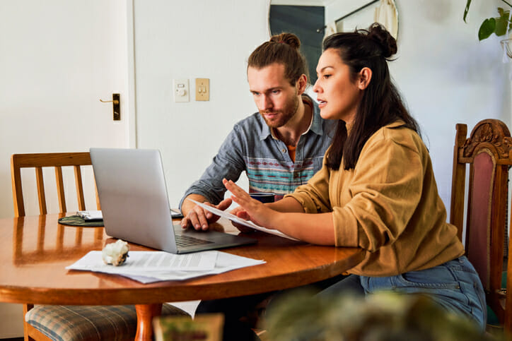 A couple decide how much of their savings to invest.