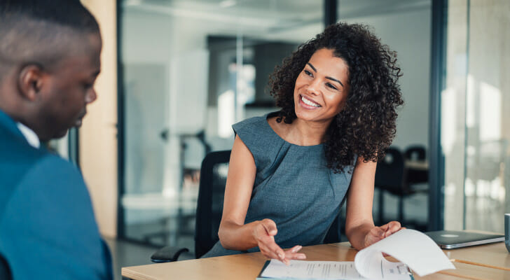 An advisor explaining what is insured by the FDIC.