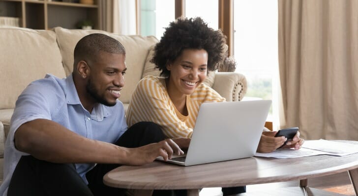 A couple review if they can direct deposit into a savings account.