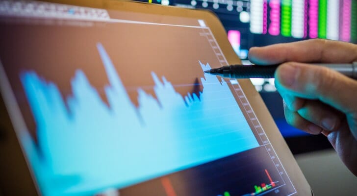 An investor investing $75,000 in stocks and reviewing their returns.