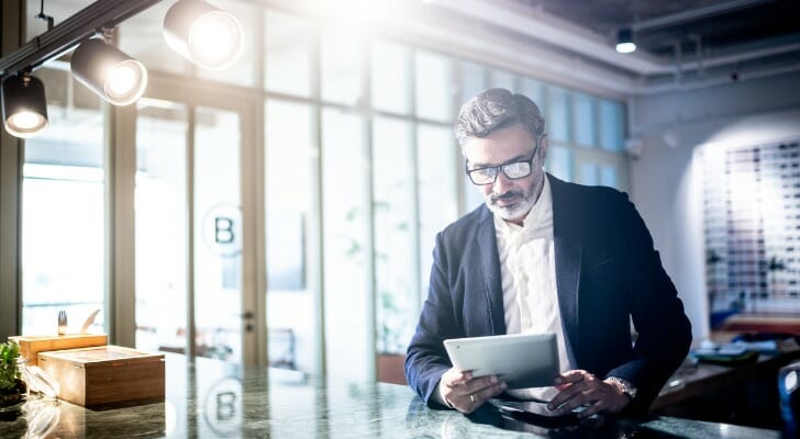 A man reviews how much interest $50,000 earns per year.