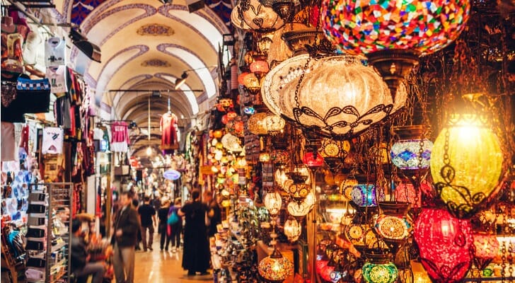 Grand Bazaar in Turkey.