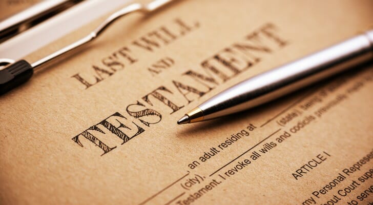 When you leave someone something through your will, it is called a bequest.