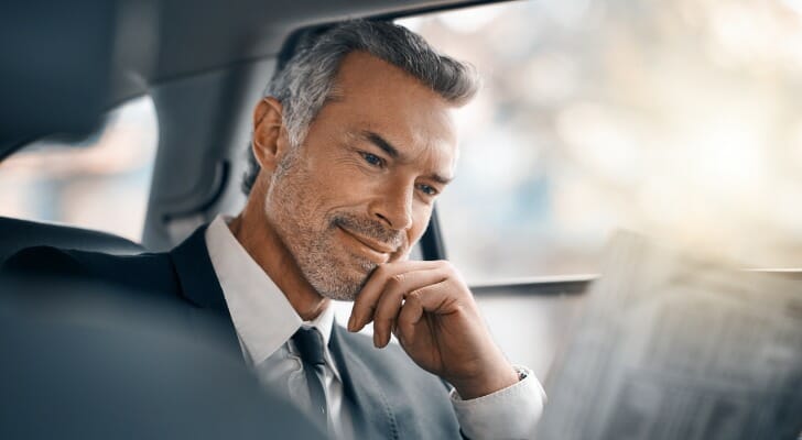 A highly paid executive