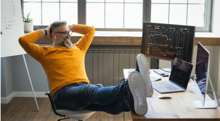 An investor satisfied with the performance of assets held in a trust.