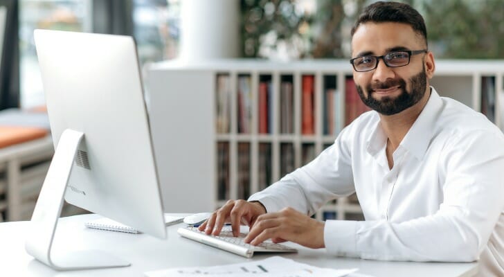 An advisor reviewing social media tips for financial advisors.