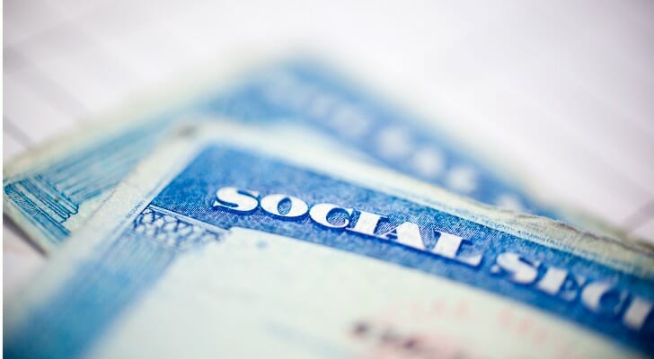 A Social Security card.