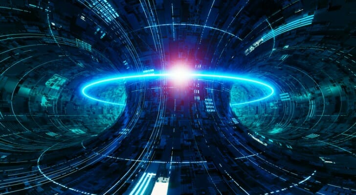 Concept image of a nuclear fusion power generator.