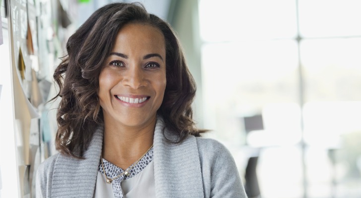 A woman deciding she can retire comfortably with $1.5 million at 45.