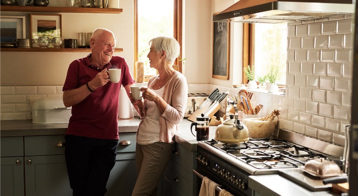 A couple deciding to retire at 65 with $1 million.