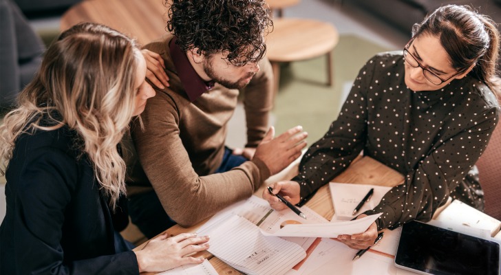 A financial advisor asking for a referral.