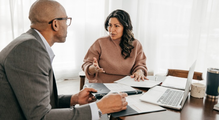 Student in training to be a financial advisor