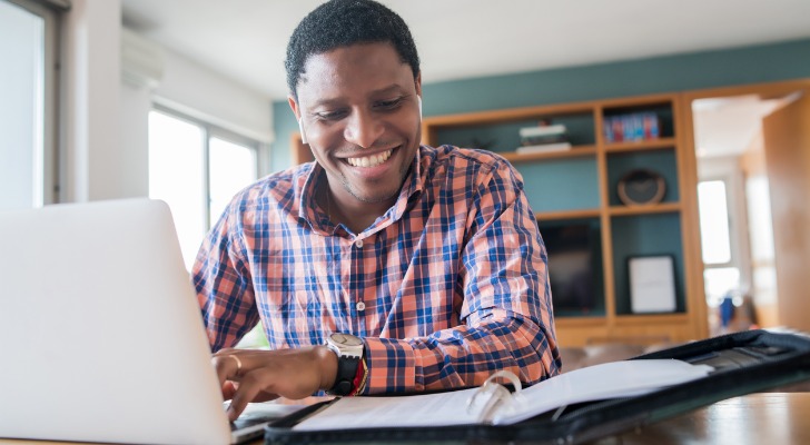 A man deciding where to buy an annuity.