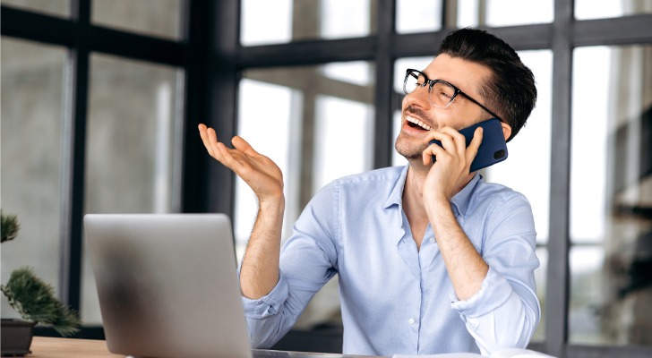 A man learning about RIA compliance rules.