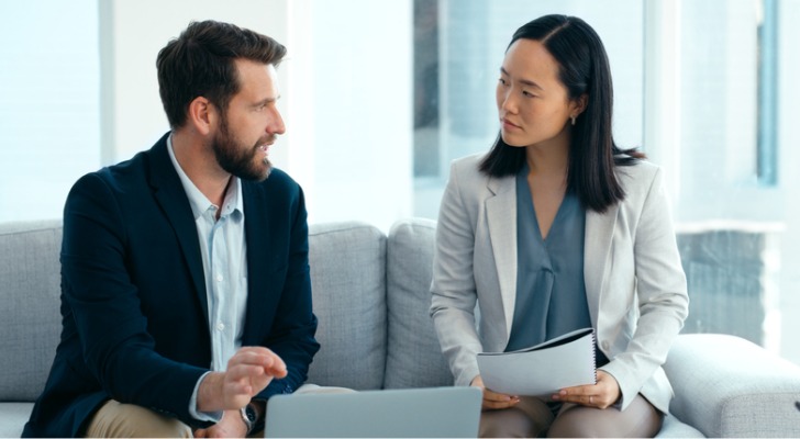 Financial advisor offering a new advisor a job with a salary.