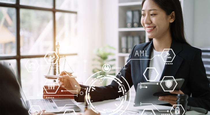 A compliance specialist implementing an AML compliance program into their financial advisory firm.