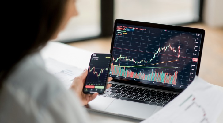 A financial advisor looking at volatility drag between two similar investments.