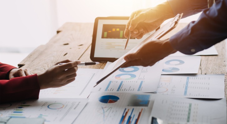 An IRA custodian reviewing the available investing options with a client.