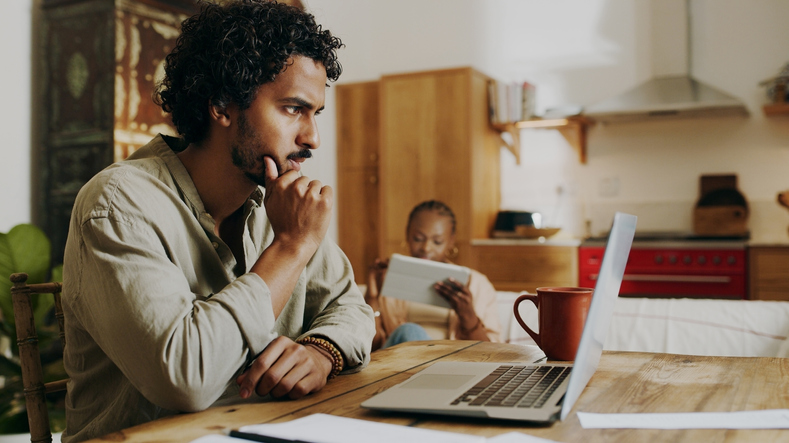 A man deciding whether an annuity is a good investment for his future.