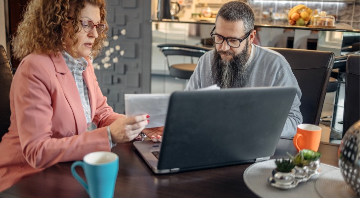 A man learning how to open his own 401(k) without an employer.