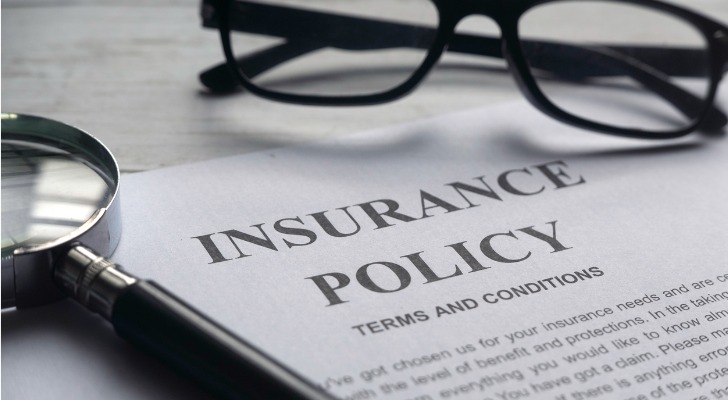 The top page of an errors and omissions insurance policy