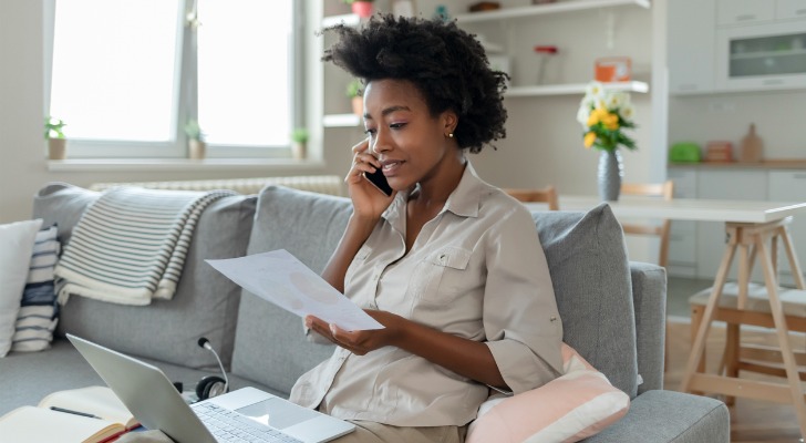 A business owner reviews her taxes for an S Corporation.