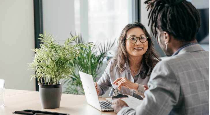 A client reviewing how Rule 72(t) could apply to their retirement plan with a financial advisor.