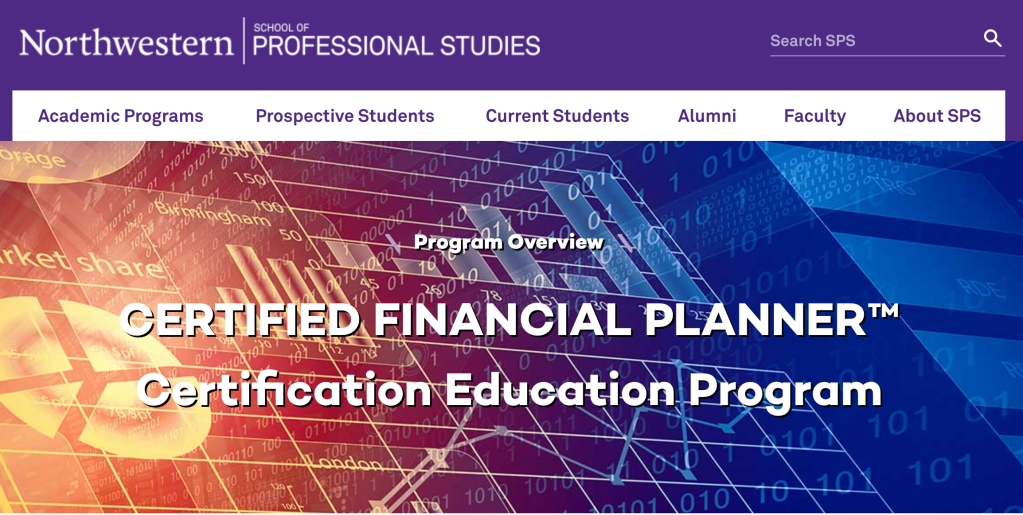 Homepage for Northwestern University.