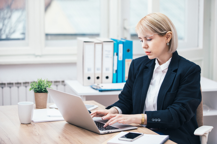 A financial advisor designing the website for her advisory firm.