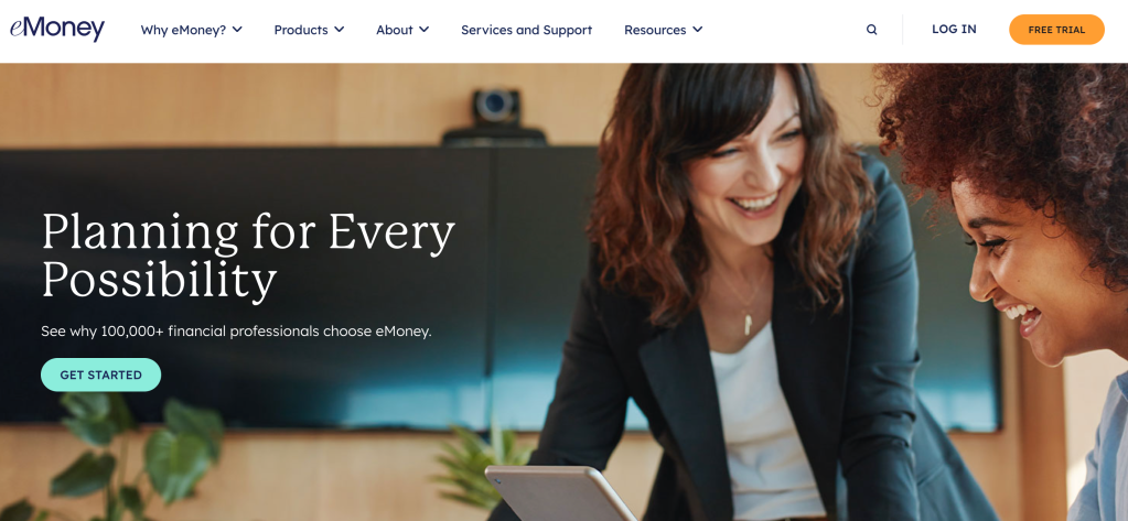 eMoney Advisor is a comprehensive financial planning software that aims to equip advisors with everything they need to manage client portfolios.