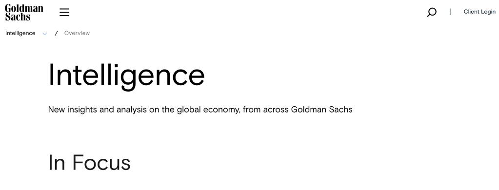 Goldman Sachs: Investing Blogs Advisors Should Read