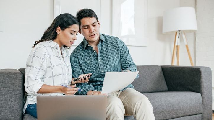 A middle-age couple considers purchasing a deferred annuity that will make payments to them for life.