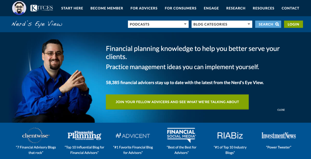 Popular Financial Influencers for Advisors to Follow: Michael Kitces