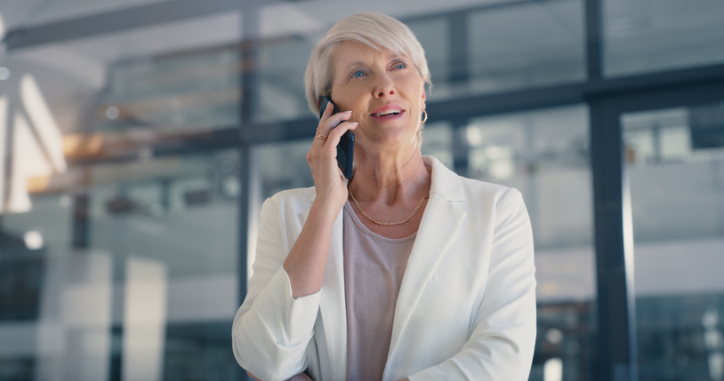 A financial advisor discussing front, middle and back office functions for her advisory firm.