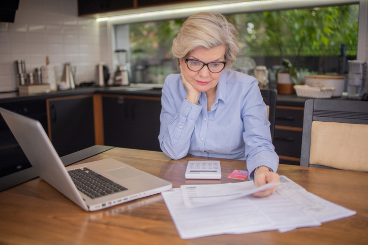 A woman creating an estate plan for her beneficiaries.