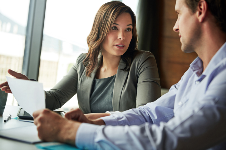 A financial advisor creating a goals-based financial plan for a client.