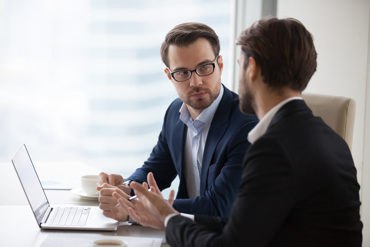 Two advisors discuss financial advisor confidentiality.