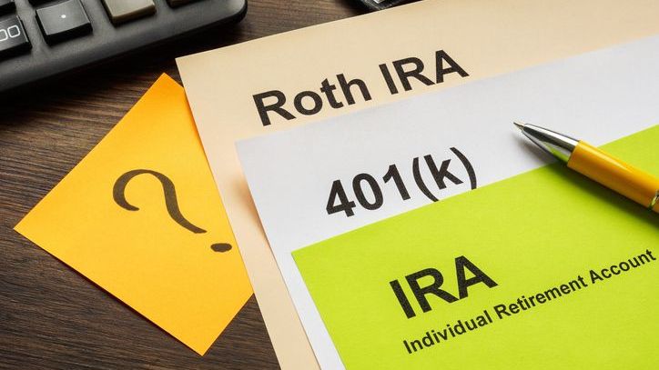 Various retirement accounts may be consolidated into a Roth IRA, 401(k) or traditional IRA.