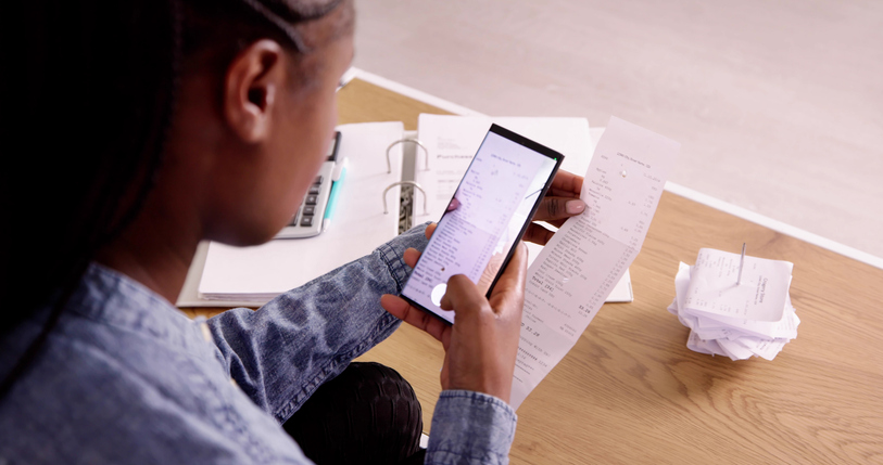 A woman considering financial planning services to help her reach different goals.