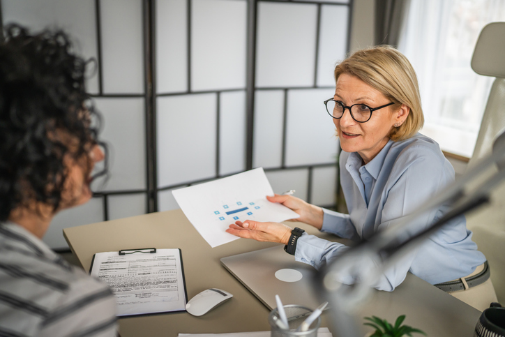 An advisor working with a client to create a power of attorney in North Carolina.