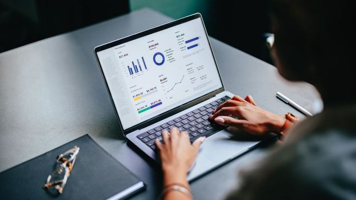 An investor reviews her portfolio's asset allocation.