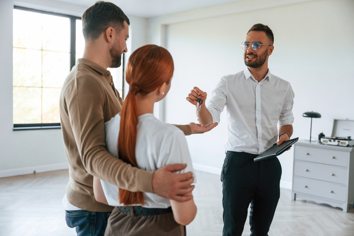 A couple buying a house to flip.