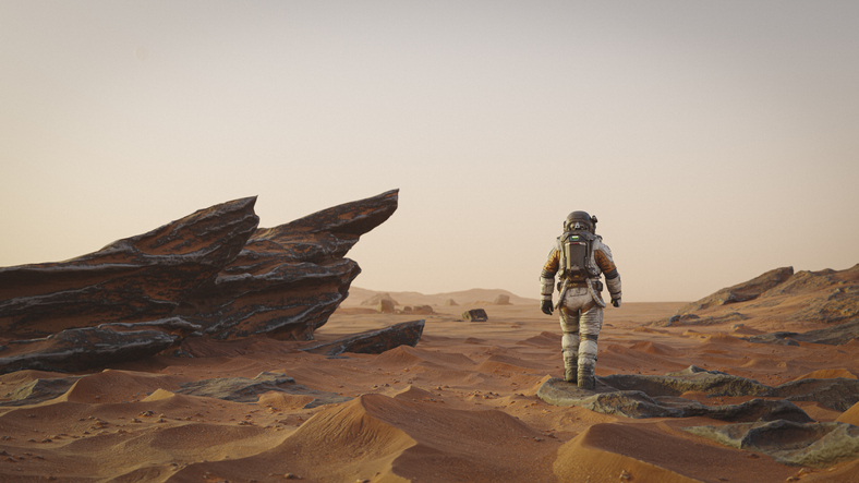 Elon Musk aims to bring humanity to Mars with SpaceX's technological advancements.