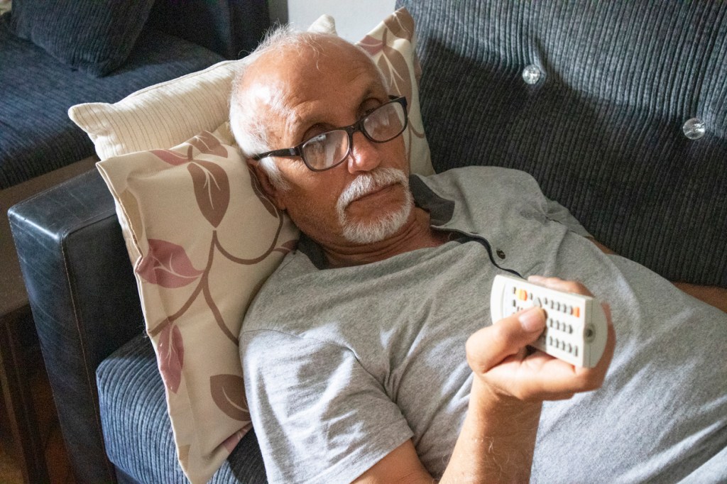 A senior coping with boredom in retirement.
