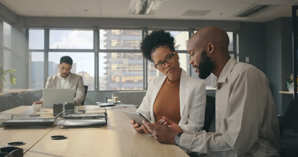 Investors reviewing short-term credit ratings.