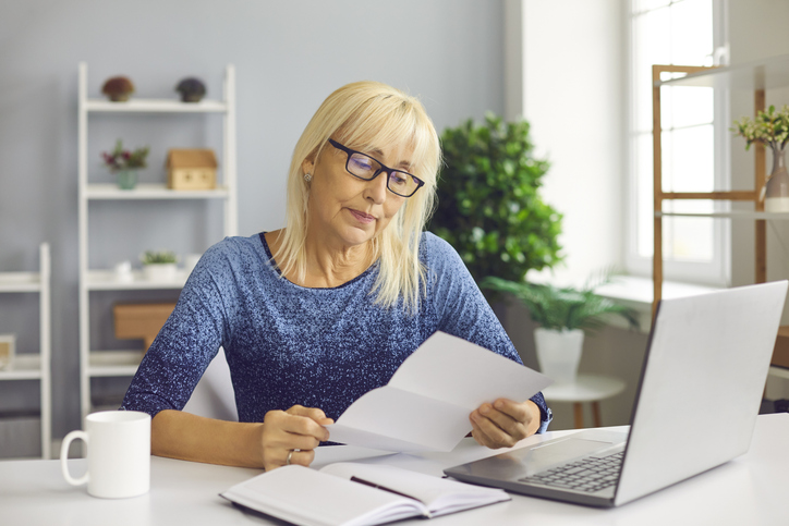 A woman in Ohio making updates to her estate plan.