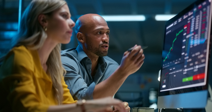 A pair of financial analysts review an asset and calculate its cumulative abnormal return.