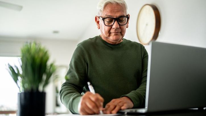 A 70-year-old man reviews his IRA balance and plans a series of Roth conversions.