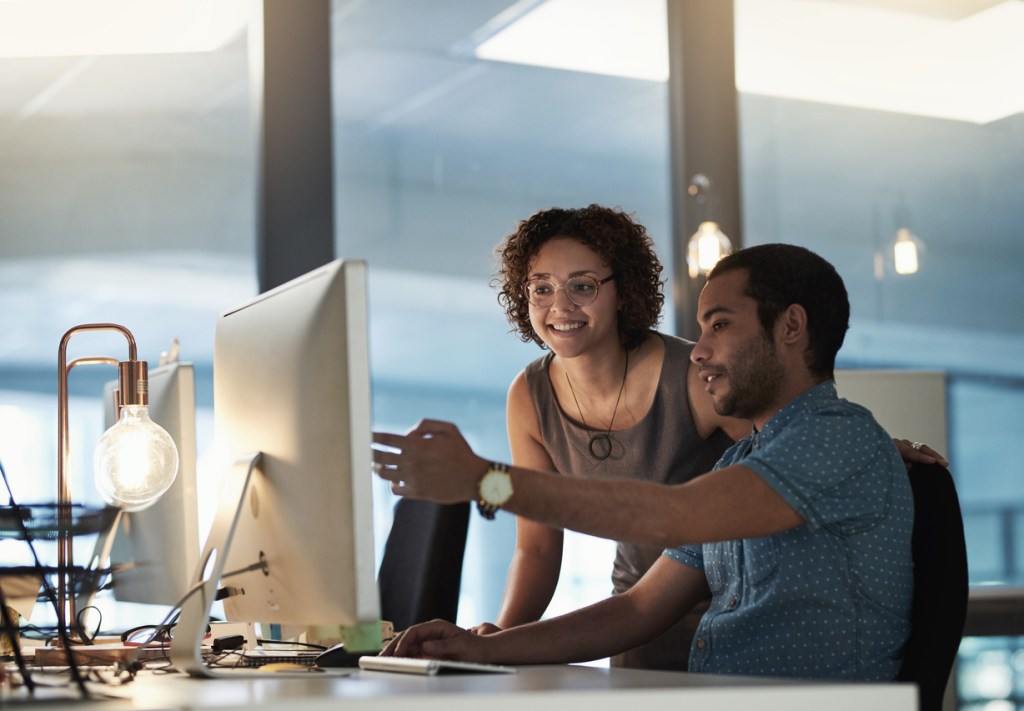 A financial advisor reviewing an estate plan with a client.
