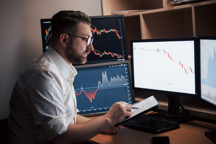 An investor reviews his portfolio.